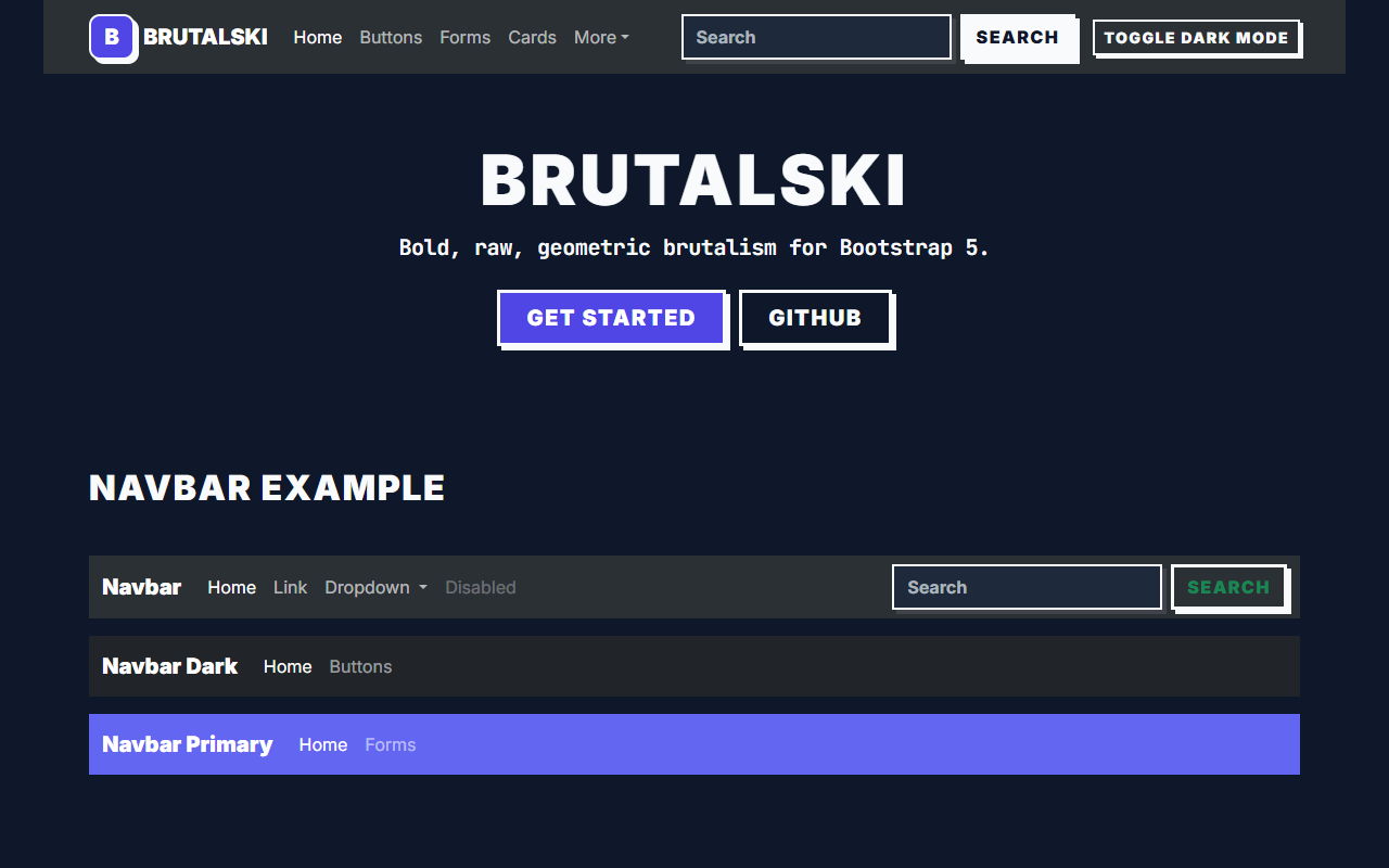 Brutalski Theme Screenshot