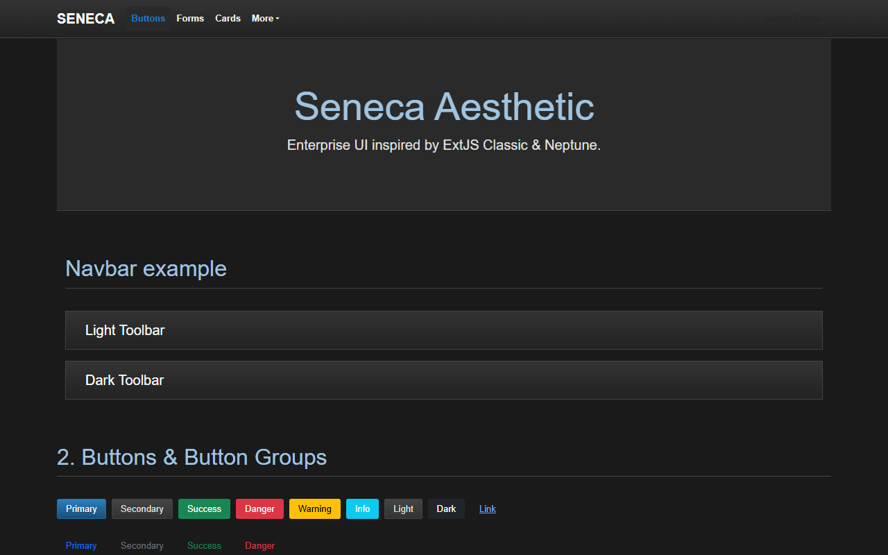 Seneca Theme Screenshot