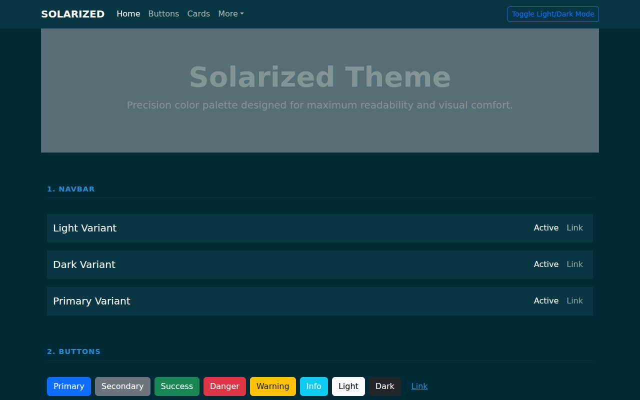 Solarized Theme Screenshot